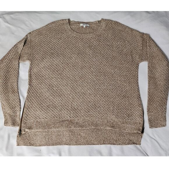 MADEWELL Women's Brown Knit Pullover Sweater Size Large - Cozy and Stylish - Picture 6 of 10